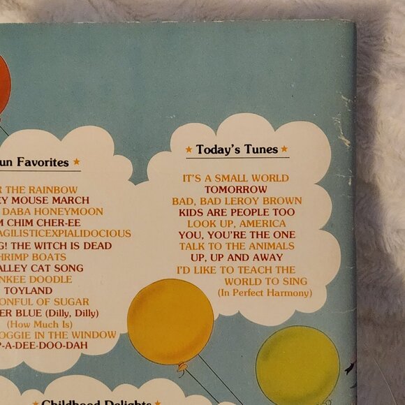 Disney Presents: Songs for Fun (1979) The Big 3 Music Corp - Picture 10 of 14